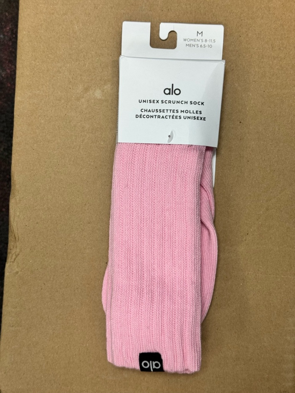 ALO Yoga Unisex Scrunchon Sock - Light Pink